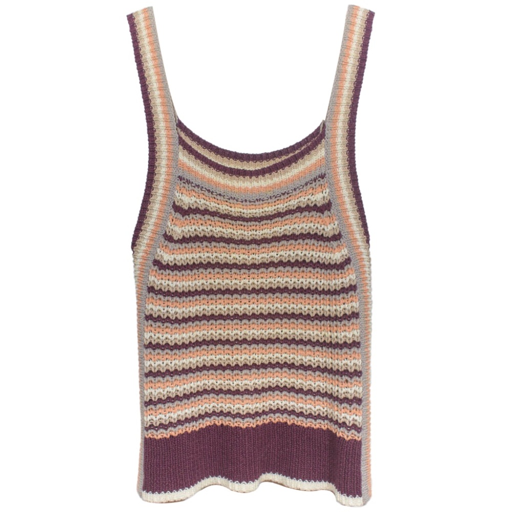 Wilfred Linen Blend Crochet Tank Top - Picture 4 of 6